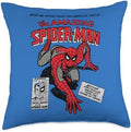 Marvel The Amazing Spider-Man Retro Comic Throw Pillow