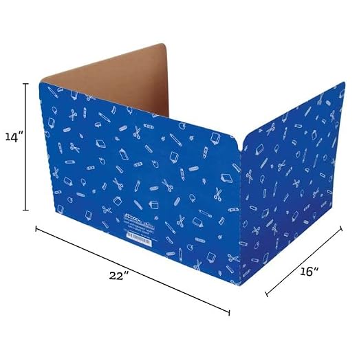 Really Good Stuff Standard Privacy Shield, 3 Colors, Set of 12