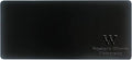 Western Illinois University Alumni Desk Mat, Durable Office Supplies, Non-Slip Base, Responsive Desk Pad with Smooth Surface, Black