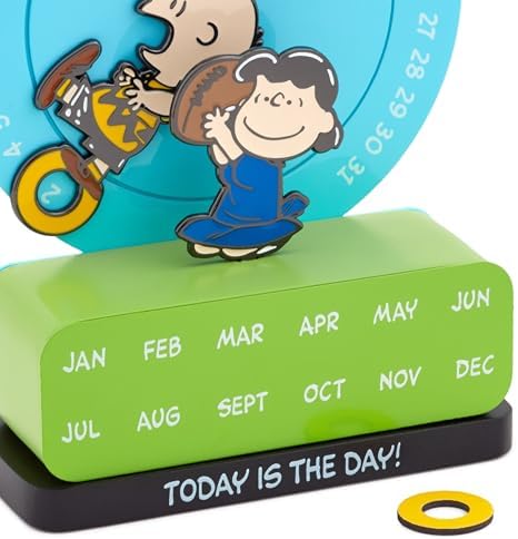 Hallmark Peanuts Magnetic Perpetual Calendar (Charlie Brown and Lucy)