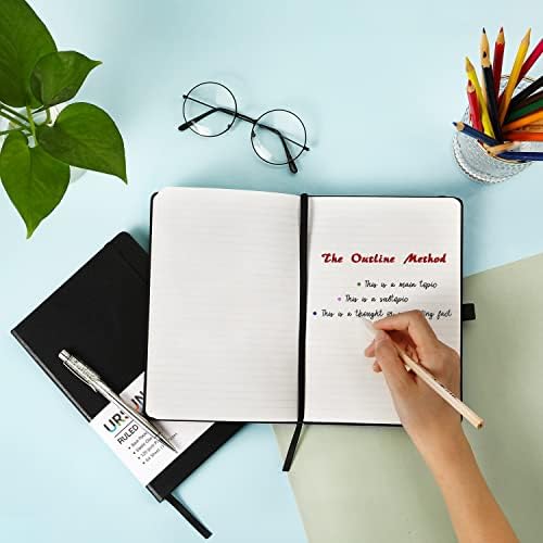 Ruled Notebook/Journal - Classic Lined Journal/Notebook, 5.3" x 8.26"