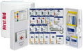 First Aid Only SmartCompliance 50-Person OSHA Compliant First Aid Kit for Business and Office Spaces - Large Plastic Cabinet - Emergency Supplies for Cuts, Bruises, and Scrapes - 245 Pieces