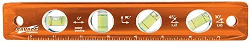 Calculated Industries 4095 Pipe Trades Math Calculator Tool & Swanson TL043M 9-Inch Savage Magnetic Torpedo Level