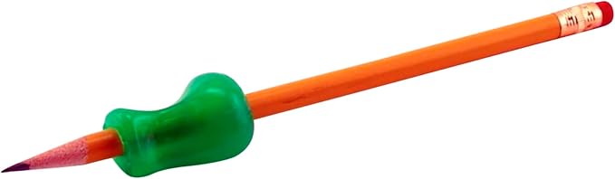 The Pencil Grip Neon, Universal Ergonomic Training Gripper for Righties and Lefties, 12 Count Assorted Colors (TPG-11312)