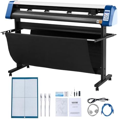 VEVOR Vinyl Cutter Machine 53" Semi-Automatic Vinyl Printer Cutter Machine