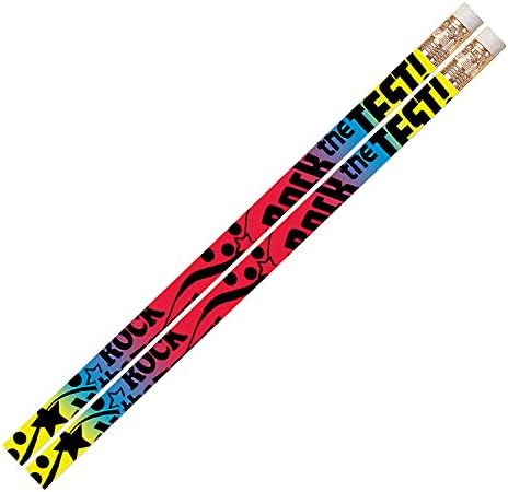 Musgrave Rock The Test Motivational Pencils, Pack Of 144 (Mus2319g)