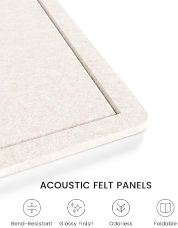 Fluxynara 35" x 17.1" Bulletin Board, Oatmeal