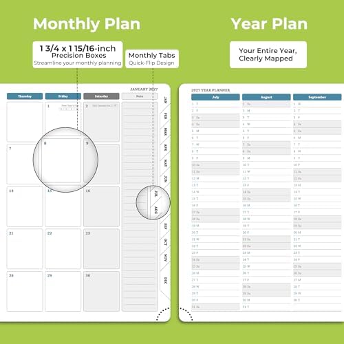 Planner 2026-2027 Daily Daily Weekly and Monthly,11.5"x8.5"