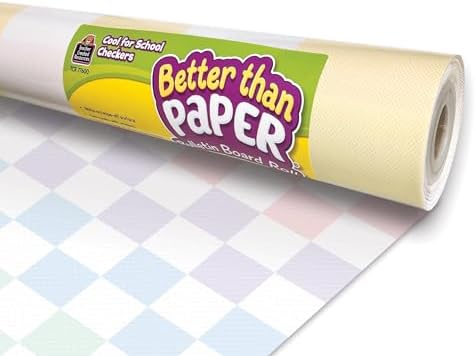 Teacher Created Resources Cool for School Checkers Better Than Paper® Bulletin Board Roll (TCR77600)