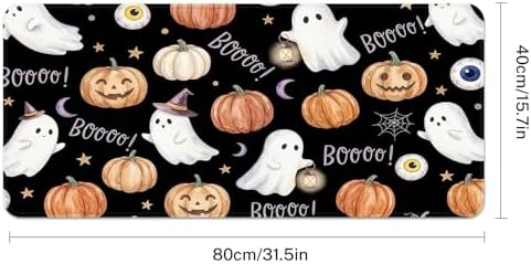 Britimes Large Mouse Pad, Mouse Pad, 31.5 x 15.7 Inch, Halloween Ghosts