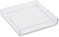 Clear Acrylic Organizer Tray, 6 x 6 Low-Profile Display & Vanity Tray – BPA-Free, Bathroom, Desk, Decor & Serving (Dry Use Only) - Made in USA