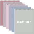 Maitys 6 Pcs Steno Spiral Notebooks, Pastel Color, Whimsical Style