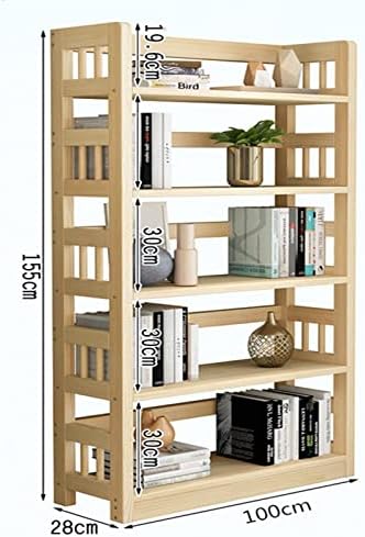 Storage Shelves Indoor 5-Layer Shelf Floor-to-Ceiling File Rack Storage Rack Suitable for Living Room Study Office Storage Display Rack Office Organization,80Cm,90cm