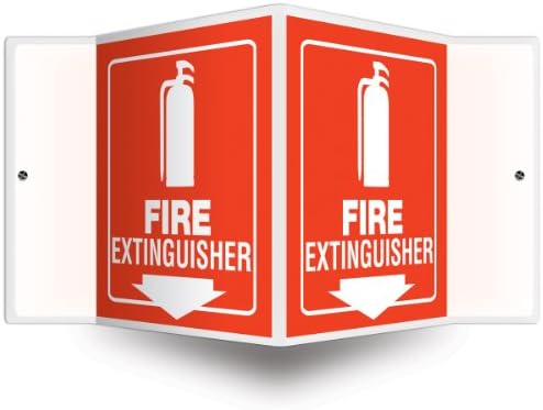 AccuformNMC Fire Extinguisher 3D Projection Sign