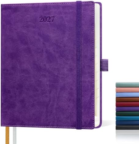 2027 Weekly Calendar Planner, 10.25" x 8.25", Agenda for Business