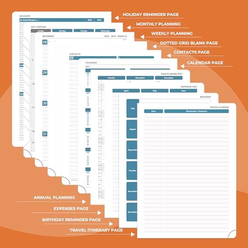 Planner 2026-2027 Daily Daily Weekly and Monthly,8.5"x6.5"