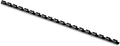 Staples® 1/4" Plastic Binding Spine Comb, 20 Sheet Capacity, Black, 100/Pack (5232003/5232304)