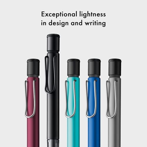 LAMY AL-star turmaline - Mechanical Pencil with transparent, ergonomic grip & lightweight aluminum body - including LAMY M 41 fine line refill 0.5 mm & eraser tip
