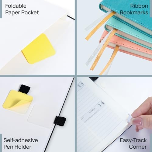POPRUN 2027 Planner, Large-8.5" x 10.5", Weekly & Monthly Appointment Book