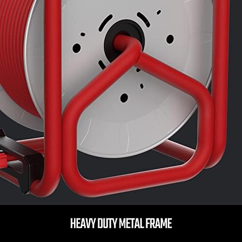 CRAFTSMAN 100 Ft. Contractor Retractable Cord Reel, 4 Outlets