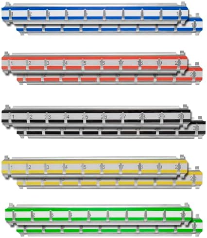BARSKA AF13682 Labeled Key Shelves w/ 1-100 Numbered Hooks for Key Cabinets