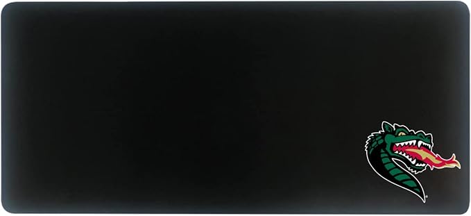University of Alabama at Birmingham Classic Cloth Desk Mat, Durable Office Supplies, Non-Slip Base, Responsive Desk Pad with Smooth Cloth Surface, Black