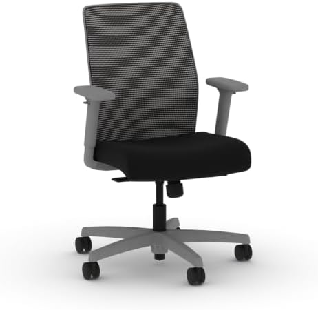 HON Ignition 2.0 Low Back Ergonomic Office Chair, Desk Chair, Black