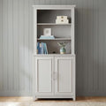 Martha Stewart Lily Pond Modular Base Cabinet and Hutch, Sharkey Gray