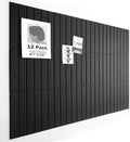 Large Cork Board, 48"X36" Bulletin Board Pin Boards for Wall Black