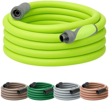 Flexzilla Garden Hose with SwivelGrip, 5/8 in. x 50 ft., Lightweight All-Weather Water Hose, Durable and Flexible, Leak-Free Connections