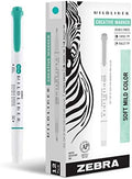 Zebra Pen MILDLINER No Bleed Highlighter, Summer Green, Dual Tip, 12-Pack
