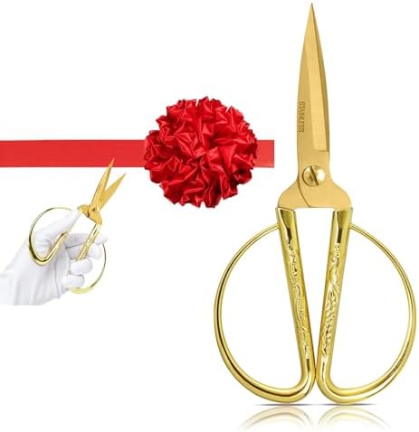 Grand Opening Ribbon-Cutting Ceremony Kit, Embossed Handle