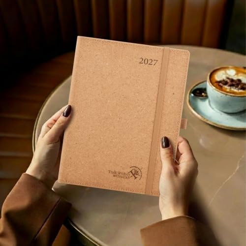 POPRUN 2027 Planner Weekly and Monthly,6.5" x 8.75" Recycled Paper Calendar
