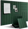 Fluxynara 36" x 24" Large Felt Bulletin Board, Pine Green