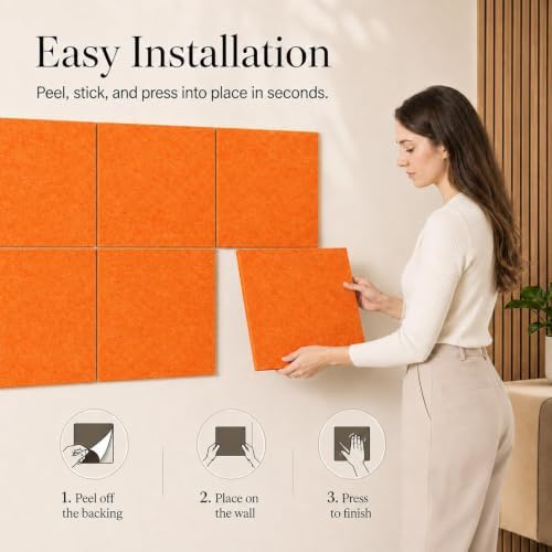 Felt Bulletin Board Tiles, Large Cork Board Alternative,24 x 36 in