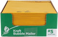 Duck Brand #5 Kraft Bubble Mailer, Manila, 10.5 inch x 15 inch, 25 Pack