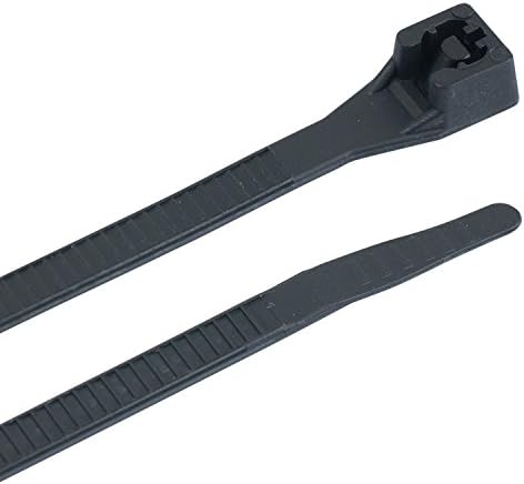 Gardner Bender 46-308UVBM Standard Cable Tie, 0.17" Width, 8" Length, 2" Maximum Bundle Diameter, Ultraviolet Black, (Case of 5) (46-308UVBMN)