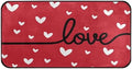 Aslsiy Little Hearts in Red (2) Kitchen Rug Kitchen Mats Valentines Floor Comfort Welcome Washable Non Slip Area Rug for Home Decor 39" X 20"