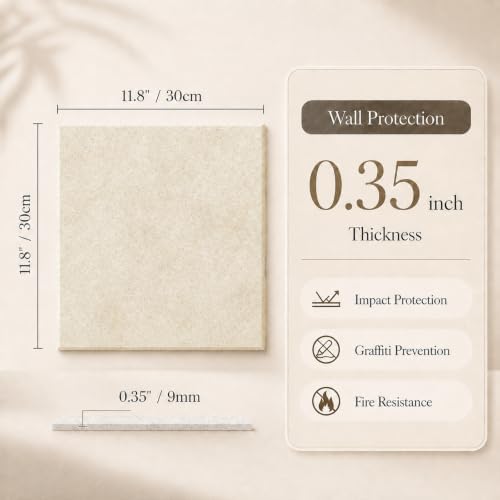 Felt Bulletin Board Tiles, Large Cork Board Alternative,24 x 36 in