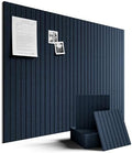 Fluxynara 48" x 36" Large Felt Bulletin Board, Carbon Blue