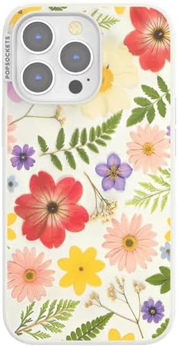 PopSockets iPhone 13 Pro Phone Case with MagSafe- Wild Blooms