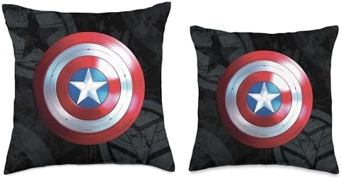 The Falcon and The Winter Soldier Captain America Shield Throw Pillow