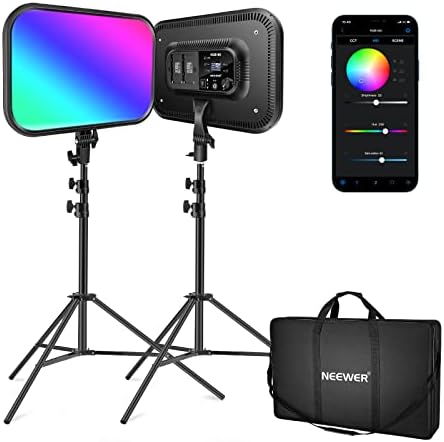 NEEWER RGB168 18.3" RGB LED Video Panel Light with App Control