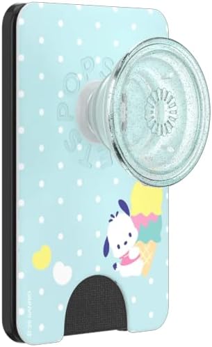 PopSockets Phone Wallet for MagSafe, Phone Card Holder with Grip, Hello Kitty - Pochacco