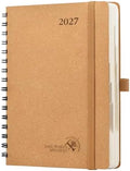 POPRUN 2027 Daily Planner One Page Per Day,5.75" x 8.5" Recycled Paper Book