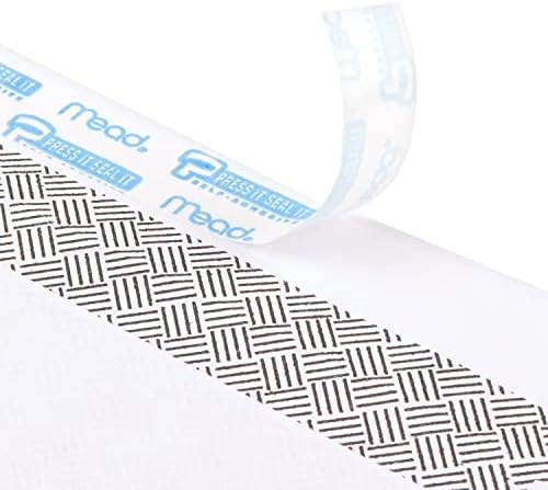 Mead #6-3/4 Envelopes, 3-5/8" x 6-1/2", Security Printed Lining for Privacy, Press-It Seal-It Self Adhesive Closure, White All-Purpose 20-lb Paper Mailing Envelopes, 500 Count (742021)