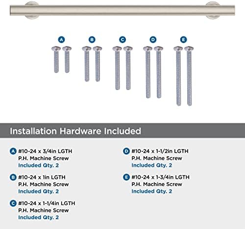 Amerock 12" Everett Satin Nickel Appliance Pull