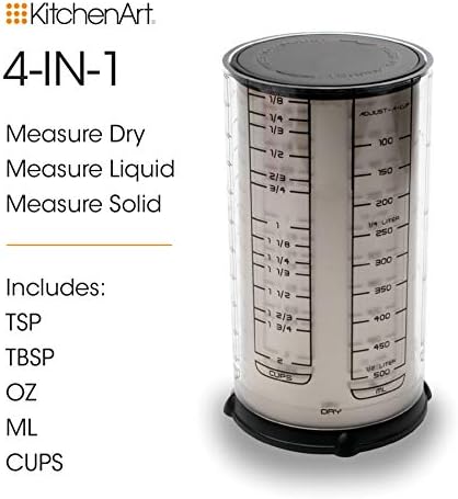 KitchenArt 2 Cup Pro Essentials Gift Set, 6.5x6.5x7", 3-Piece Set