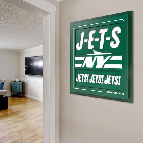 YouTheFan NFL New York Jets Slogan Series 3D Wall Art