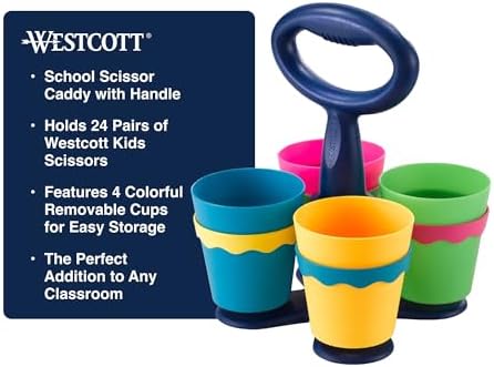 Westcott School Scissor Caddy, Back to School, Classroom Supplies (14754)